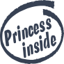 Princess Inside Sticker
