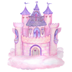 Princess Magic Castle Sticker