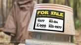 Printed For Sale Sign Stickers Interaction