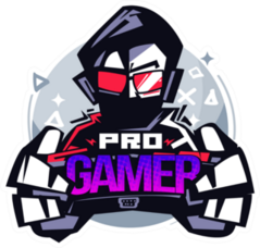 Pro Gamer Sticker
