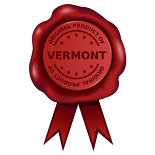 Product Of Vermont Wax Seal Sticker