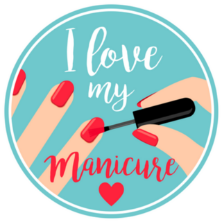 Professional I Love My Manicure Poster Sticker