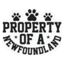 Property Of Newfoundland Sticker