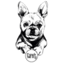 Propper French Bulldog Sitting Sticker