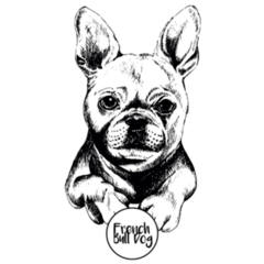 Propper French Bulldog Sitting Sticker