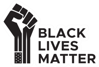 Protest Banner Black Lives Matter Sticker
