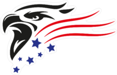 Proud American Eagle Sticker