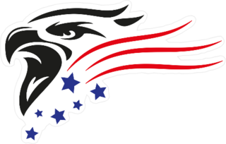 Proud American Eagle Sticker