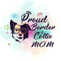 Proud Border Collie Mom Sticker