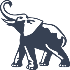 Proud Elephant Sticker