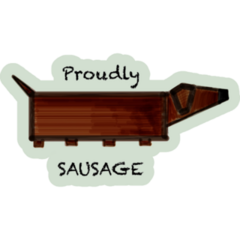 Proud Sausage Sticker