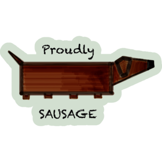 Proud Sausage Sticker