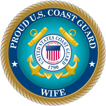 Proud US Coast Guard Wife Sticker