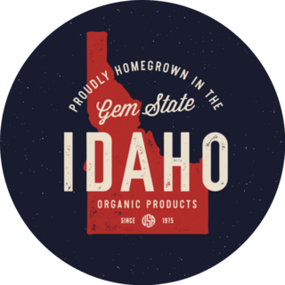 Proudly Homegrown In The Gem State Sticker