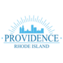 Providence Rhode Island Blue City Skyline Silhouette Sticker