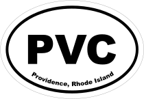 Providence, Rhode Island Oval Stickers