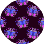 Psychedelic Cat Monster Reading Book Pattern Sticker