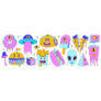 Psychedelic Food Sticker Sheet