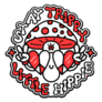 Psychedelic Lettering Stay Trippy Little Hippie Sticker