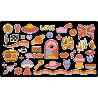 Psychedelic Sticker Sheet