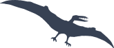 Pterodactyl Dinosaur Soaring Sticker