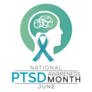 Ptsd Awareness Illustration Lettering Sticker