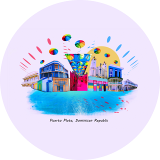 Puerto Plata, Dominican Republic Sticker