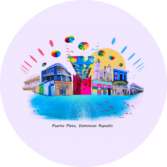 Puerto Plata, Dominican Republic Sticker