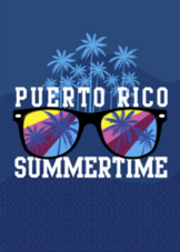 Puerto Rico Sunglasses Sticker