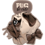 Pug Be Cute Sticker