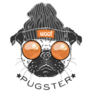 Pugster Pug Sticker