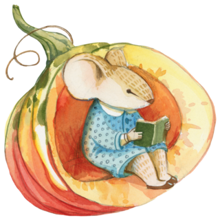 Pumpkin Mouse Sticker