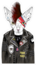 Punk Sphinx Cat Sticker