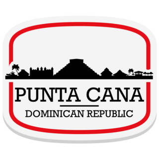 Punta Cana Badge Sticker