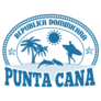 Punta Cana Blue Sticker