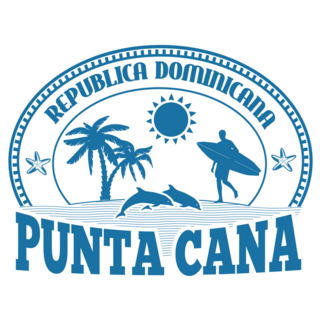 Punta Cana Blue Sticker
