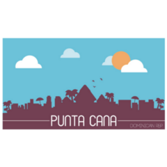 Punta Cana Illustration Sticker