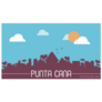 Punta Cana Illustration Sticker