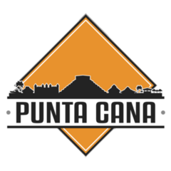 Punta Cana Skyline Sticker
