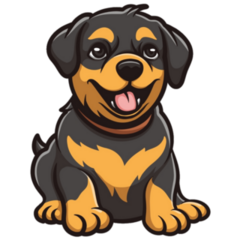 Puppy Rottweiler Sticker