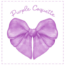 Purple Coquette Sticker