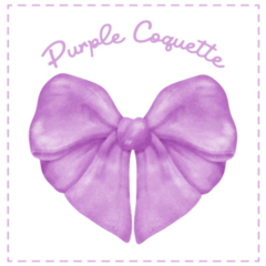 Purple Coquette Sticker