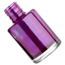 Purple Glitter Nail Polish Sticker 