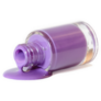 Purple Nail Polish Bottle Tipped Over Sticker