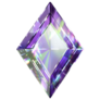 Purple Shiny Gemstone Diamond Sticker