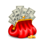 Purse Full of Money Sticker