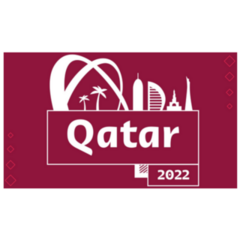 Qatar 2022 Silhouette Building Sticker