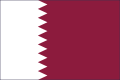 Qatar Country Flag Sticker
