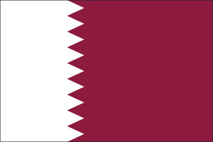 Qatar Country Flag Sticker