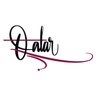 Qatar Hand Drawn Lettering Sticker